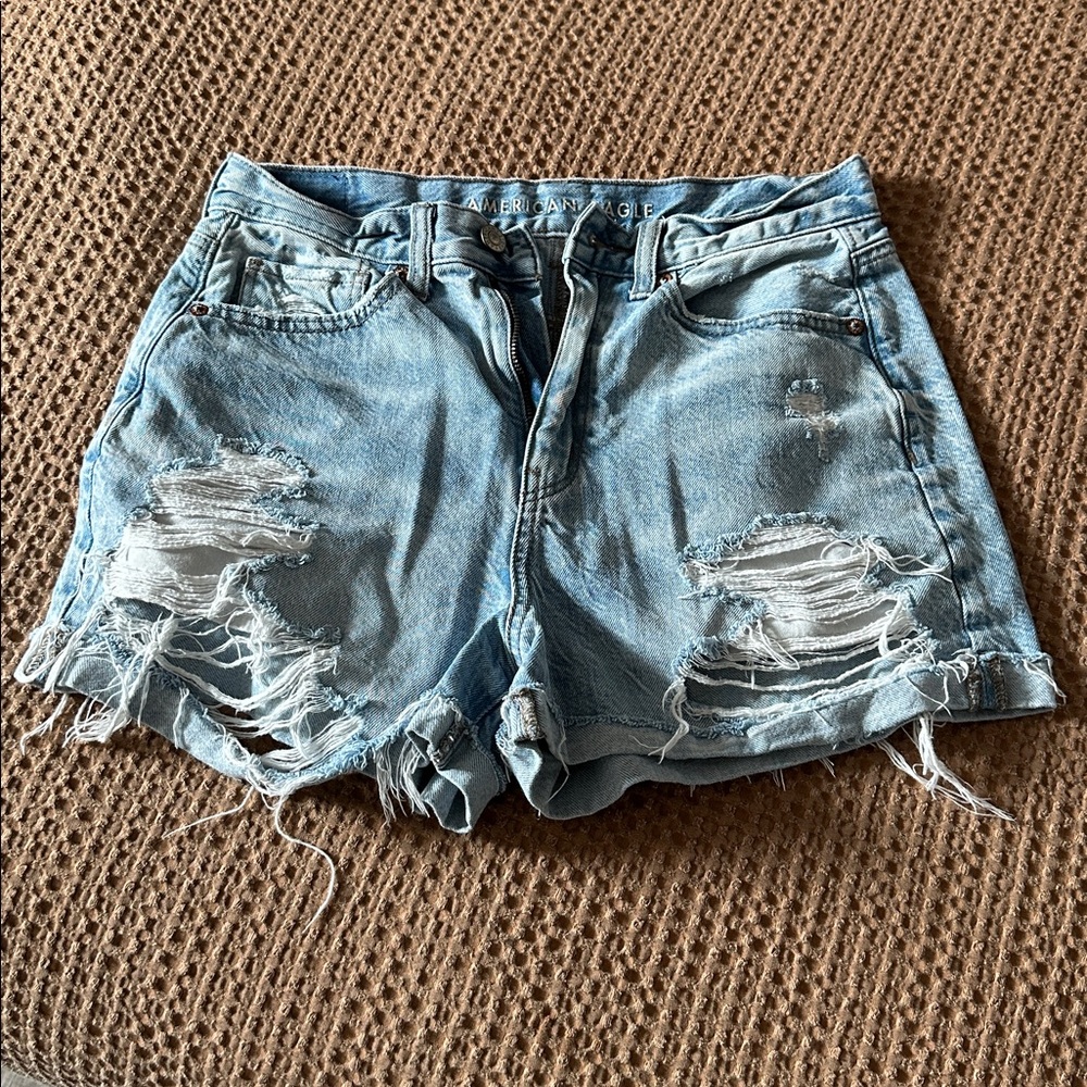 American Eagle Outfitters Light Blue Denim Shorts